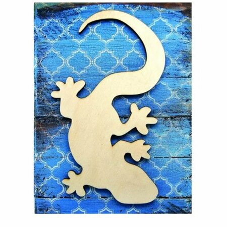 CLEAN CHOICE Gecko Art on Board Wall Decor CL2969761